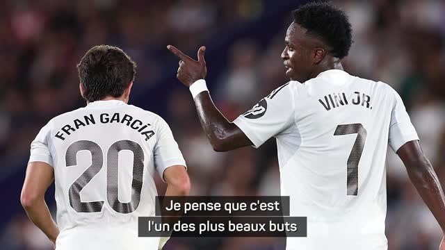 Real Madrid - Vinicius : L'un des plus beaux buts que j'ai marqués de l'extérieur du pied