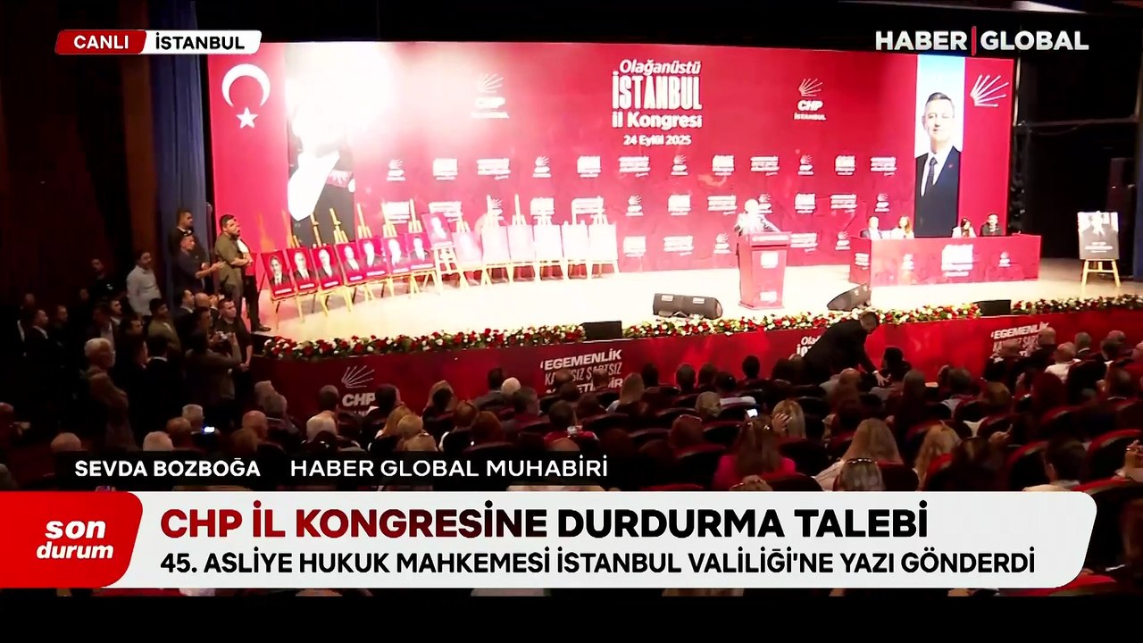 CHP İstanbul Kongresi için durdurma kararı