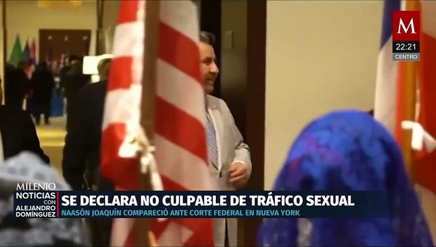 Naasón Joaquín se declara no culpable en EU; madre y sobrinos también detenidos