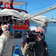 Rize'de kafes balıkçılığına karşı eylem devam ediyor