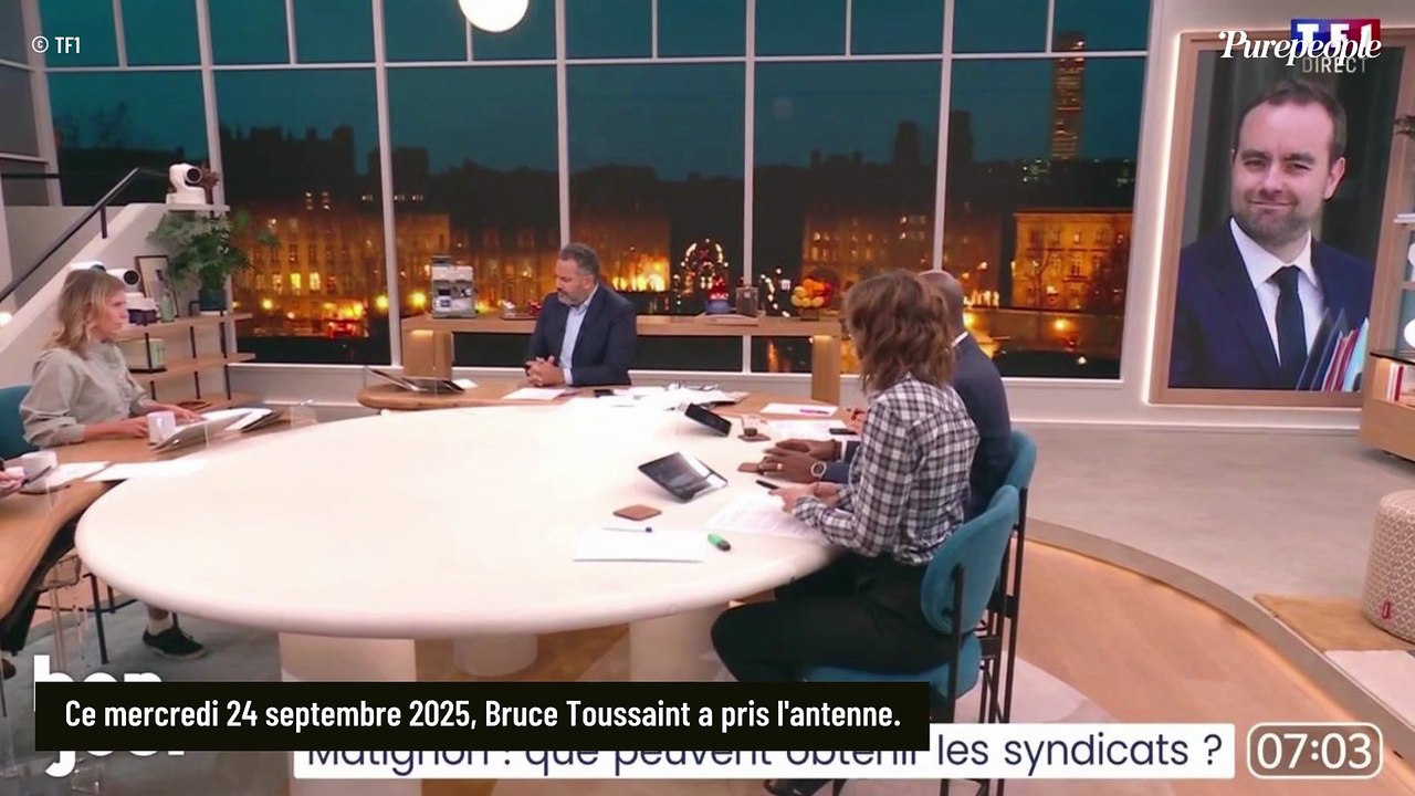 Personne n'a rien remarqué : Bruce Toussaint face à un couac en plein direct, ça s'agite sur le plateau de TF1