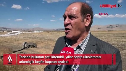 Tarlada bulunan çatı kiremidi, bölgenin kaderini değiştirdi
