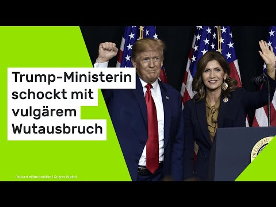 Kristi Noem: Trump-Ministerin schockt mit vulgärem Wutausbruch