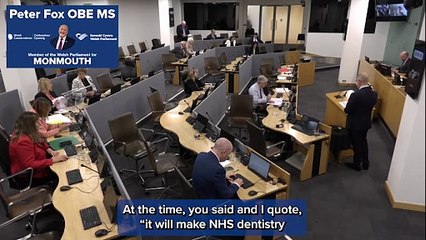 Senedd Member blasts "Decay in the system" of dentistry in Wales