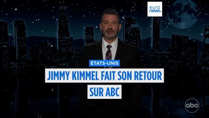 De retour à l’antenne, Jimmy Kimmel défend la liberté d’expression