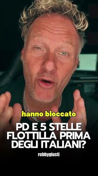 Robby Giusti - FLOTTILLA PRIMA DEGLI ITALIANI.. e questa sarebbe l'opposizione in Italia? (24.09.25)