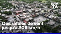 Les images impressionnantes du passage du super-typhon Ragasa dans le sud de la Chine