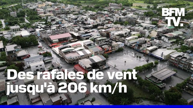 Les images impressionnantes du passage du super-typhon Ragasa dans le sud de la Chine