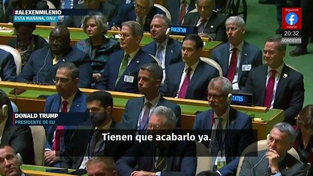 Trump en la ONU critica política de fronteras abiertas y cuestiona propósito del organismo