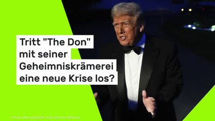 Tritt "The Don" mit seiner Geheimniskrämerei eine neue Krise los?