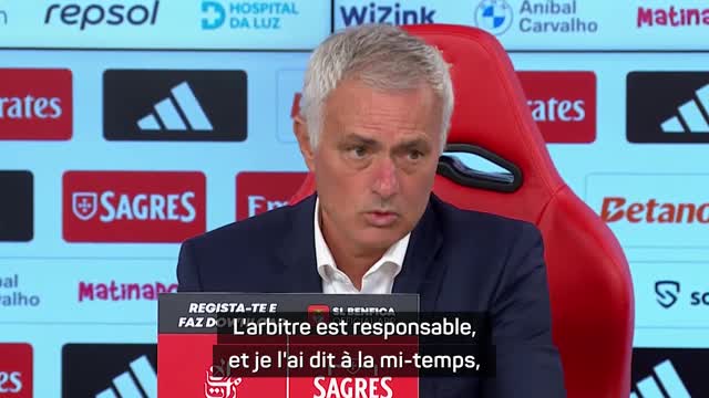Benfica - Après le nul, Mourinho charge Rio Ave... et l'arbitrage !