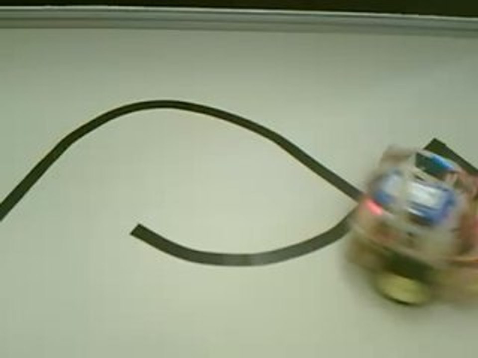 Robot suiveur de ligne ,Montpellier 2008