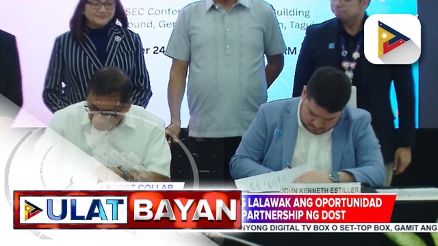 Local innovators, MSMEs, mas lalawak ang oportunidad sa tulong ng bagong partnership ng DOST