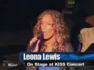 Leona Lewis - Homeless, Live @ Kiss Concert '08 (Pt 2)