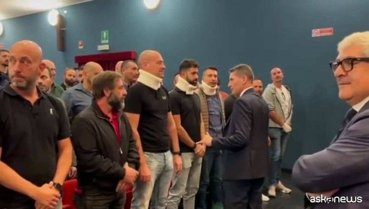 Capo Polizia incontra agenti feriti a manifestazione del 22 settembre