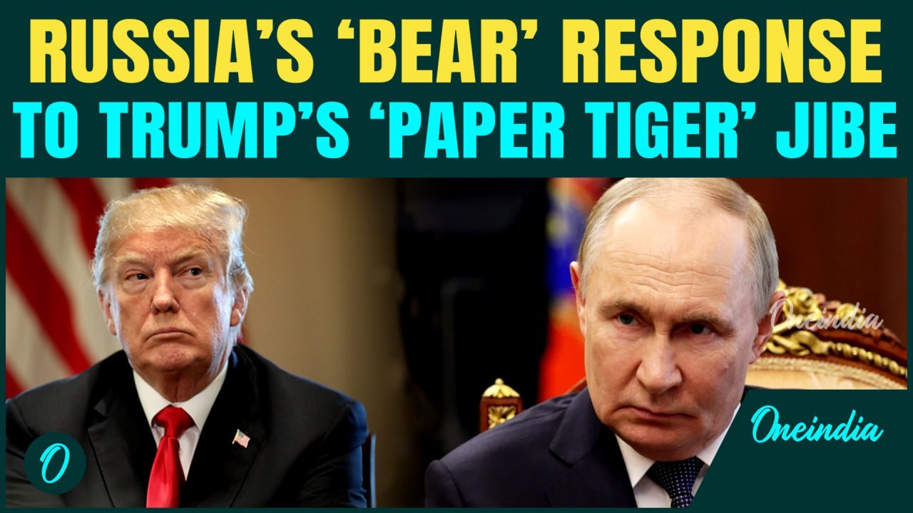 Russia HITS BACK at Trump’s Jibe | Moscow’s ‘Bear’ response to Trump terming Russia ‘a paper tiger’