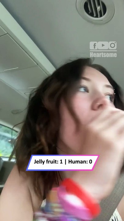Jelly Fruit Challenge Goes Hilariously Wrong in the Car