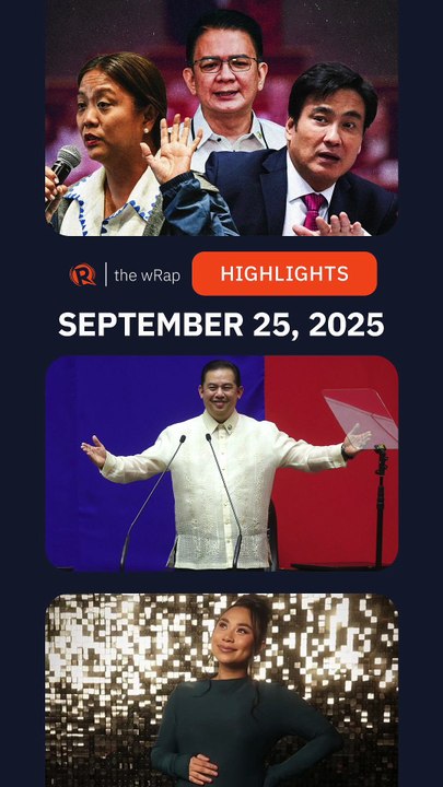 Today's headlines: Escudero, Binay, Revilla, Romualdez, flood control projects | The wRap | September 25, 2025