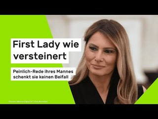 Melania Trump: Der Peinlich-Rede ihres Mannes schenkt sie keinen Beifall