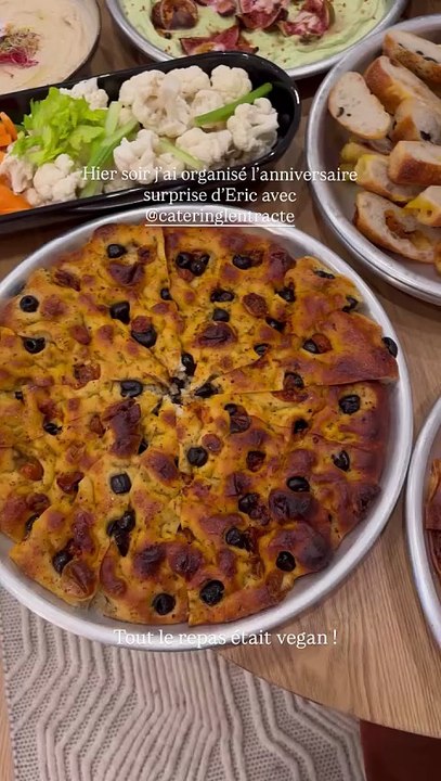 La femme d'Eric Antoine, Gennifer Demey, lui prépare un anniversaire surprise 100% végan.