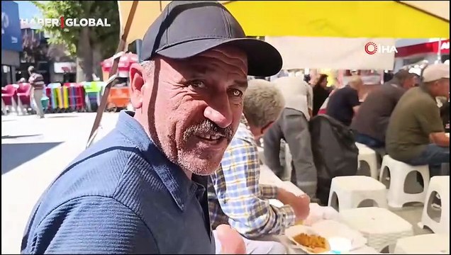 Kırşehir'de Ahilik Haftası etkinlikleri: Pilav dağıtımında izdiham