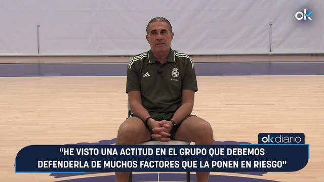 He visto una actitud en el grupo que debemos defenderla de muchos factores que la ponen en riesgo