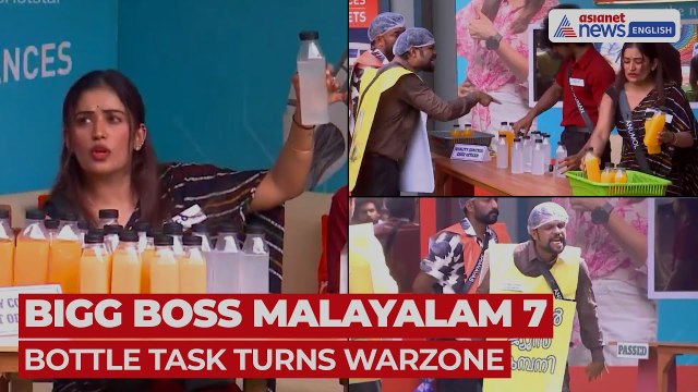 Bigg Boss Malayalam 7: ‘Bottle Factory’ Task Sparks Fierce Clash Inside House