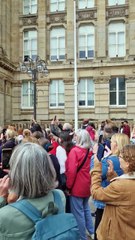 Joe Lycett addresses the crowds during International Birmingham Day 2025!