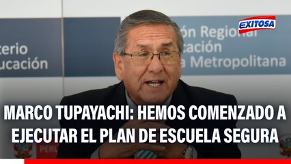 Extorsionan a colegio en Carabayllo: "En una semana los estudiantes retornan a la presencialidad", asegura director de la DRELM