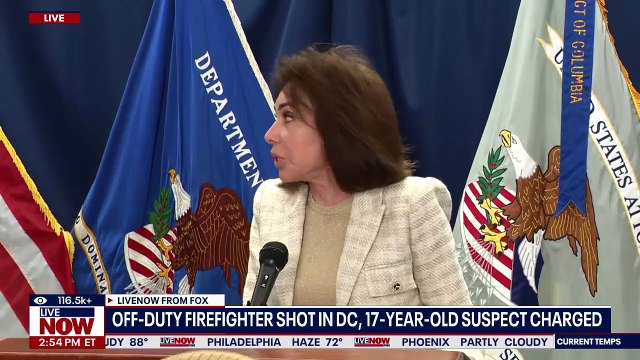 Off-duty firefighter shot in D.C., Pirro upgrades charges against 17-year-old suspect