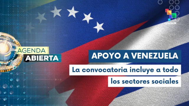 Cuba realiza una campaña de firmas en respaldo a Venezuela