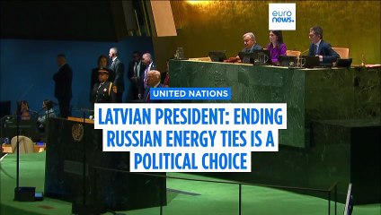 Ending Russian energy ties is a political choice, says Latvia's President Rinkēvičs