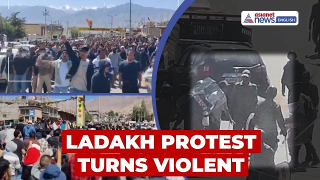 Ladakh Protest Turns Violent, CRPF Detains Agitators In Leh