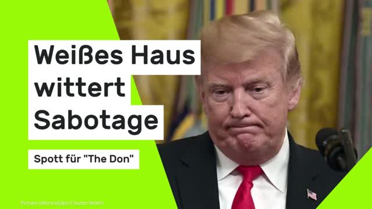 Donald Trump: Spott für 'The Don' nach Rolltreppen-Panne - Weißes Haus wittert Sabotage