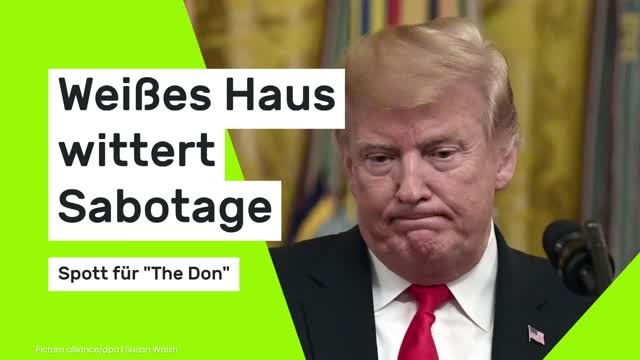 Donald Trump: Spott für The Don nach Rolltreppen-Panne - Weißes Haus wittert Sabotage