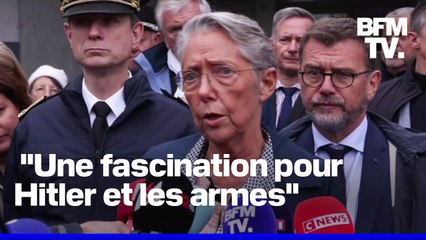 Enseignante poignardée en classe: la prise de parole d'Élisabeth Borne