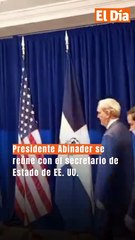 Presidente Abinader se reúne con el secretario de Estado de EE. UU.