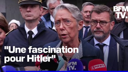 "Une fascination pour Hitler"   Enseignante poignardée: Elisabeth Borne présente le profil trouble du suspect de 14 ans