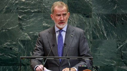 Felipe VI pide al Gobierno israelí en la Asamblea de la ONU: "Detengan ya esta masacre"
