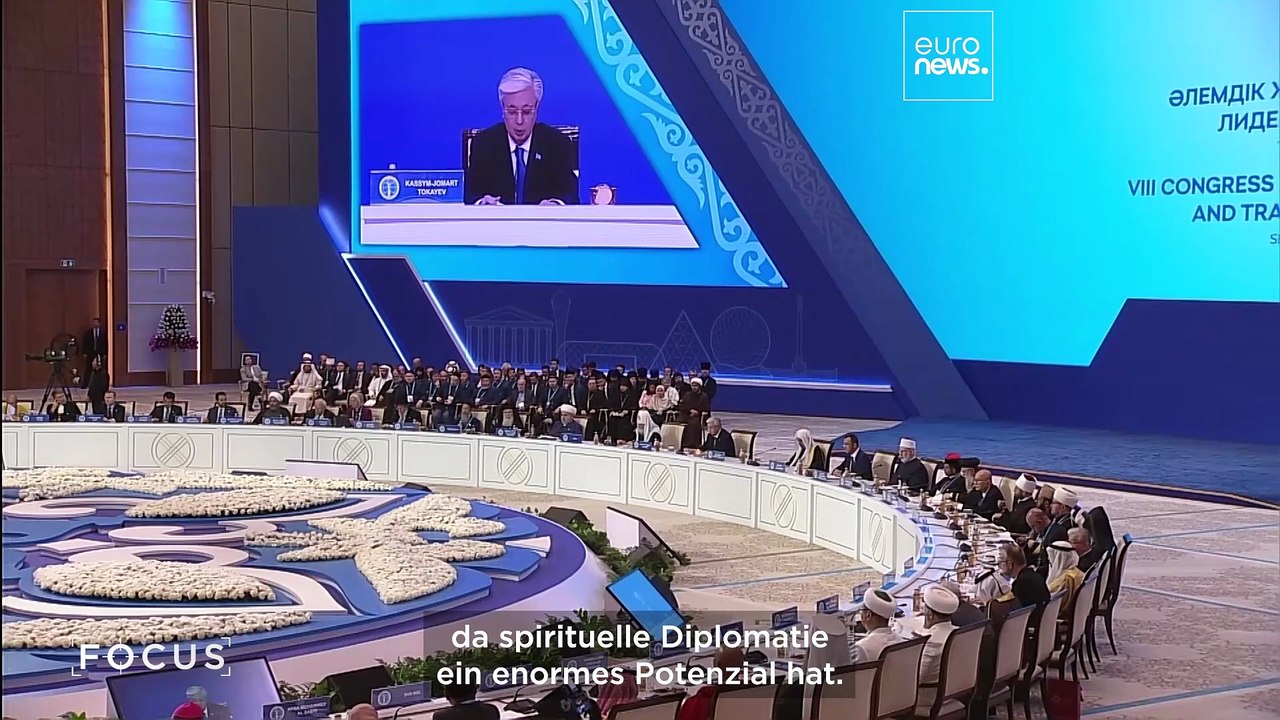Astana ist Gastgeber des 8. Kongresses weltweiter Religionsführer mit Aufrufen zu Frieden und Dialog