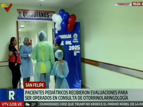 Yaracuy | Pacientes pediátricos reciben atención especializada para cirugía otorrinolaringológica