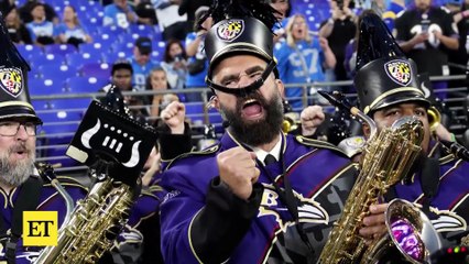 Jason Kelce Gives SURPRISING Sax Performance With Ravens Marching Band