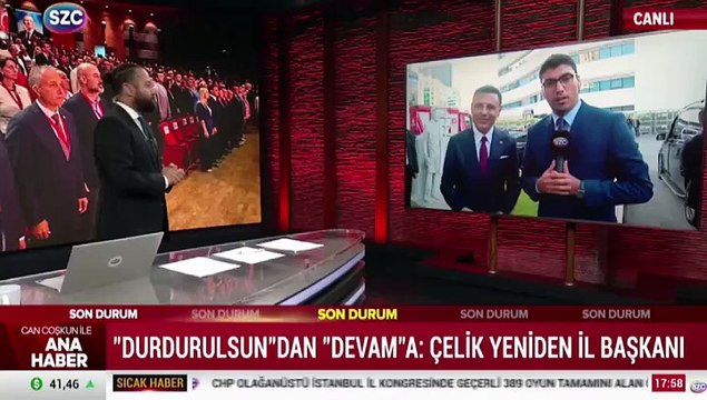 Özgür Çelik SÖZCÜ TV'ye konuştu: Benim makam odam sokaklarda