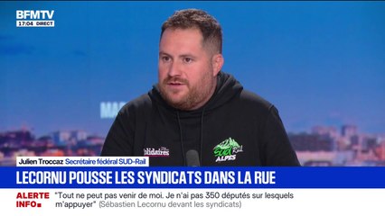 Mobilisation du 2 octobre: "C'est le moment de taper très fort", estime Julien Troccaz, secrétaire fédéral Sud-Rail