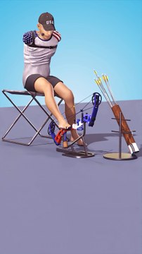 How He Shoots Arrows With His Feet 😮