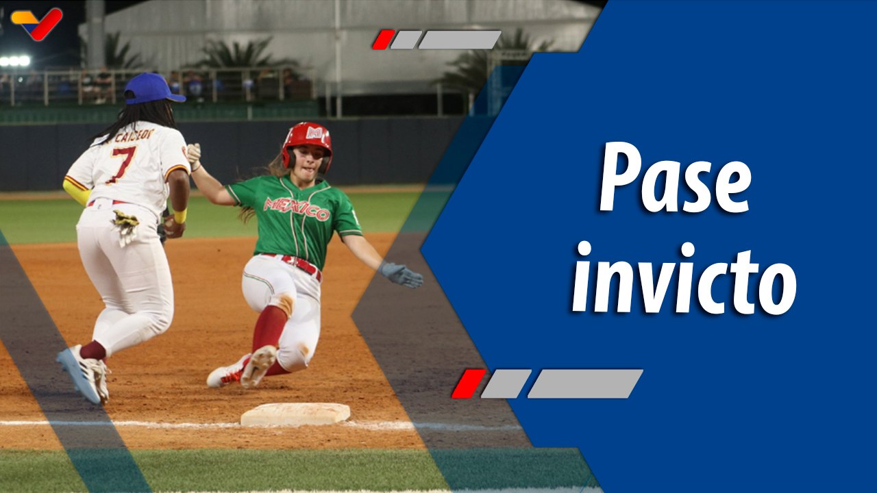 Deportes VTV | Venezuela va invicta a la semifinal del Campeonato Panamericano de Béisbol Femenino