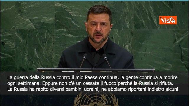 Zelensky: Russia non vuole cessate il fuoco in Ucraina e le persone continuano a morire