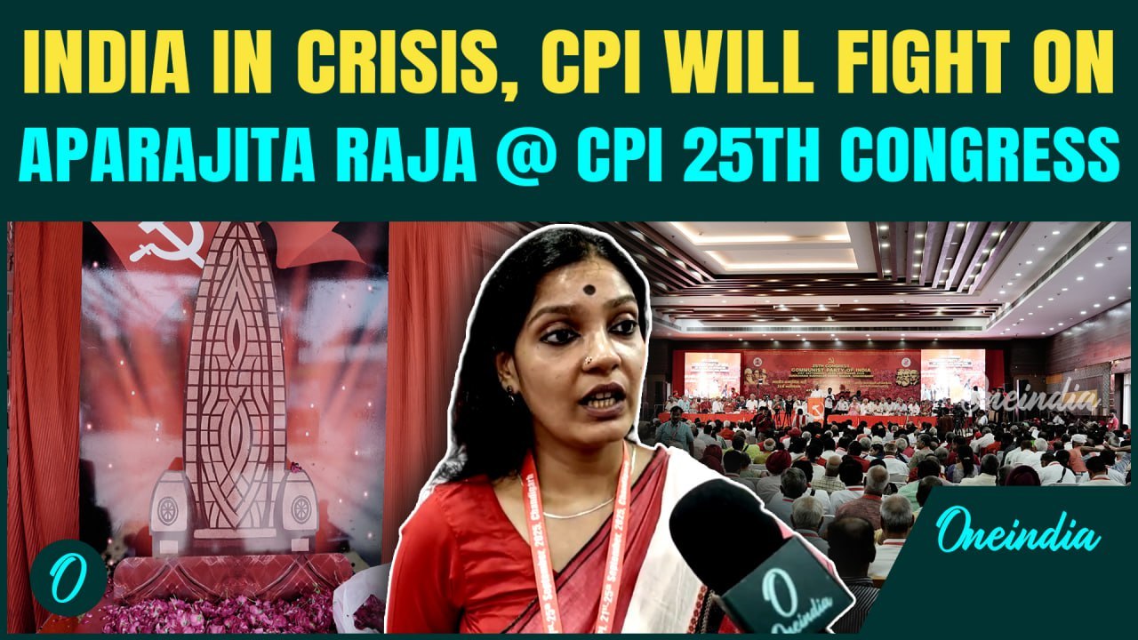 Aparajita Raja on Youth, Crisis & CPI’s Future | Exclusive Interview from CPI’s 25th Congress