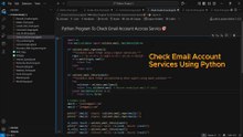 Create Email Check Account Services Using Python 🎯