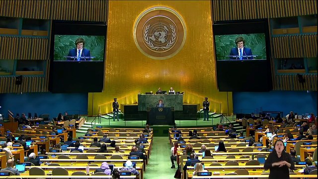 Discurso del Presidente Javier Milei en la 80° sesión de la Asamblea General de la ONU en Nueva York